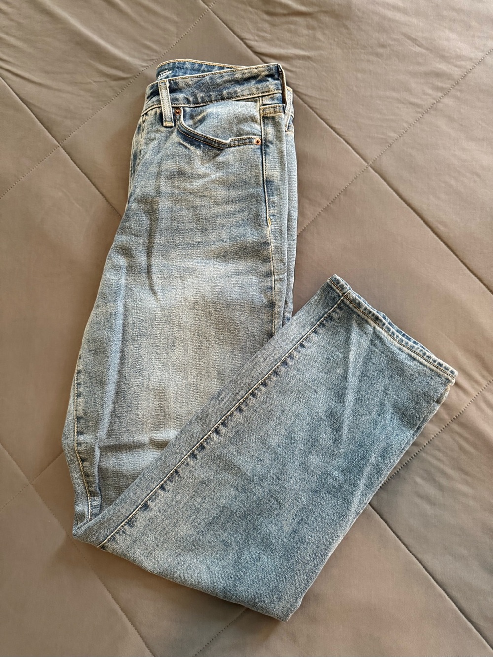 Old Navy Women's Light Blue Straight Jeans
